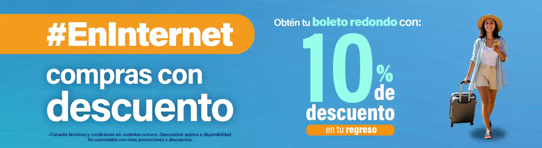 Compra en Internet 10% de descuento