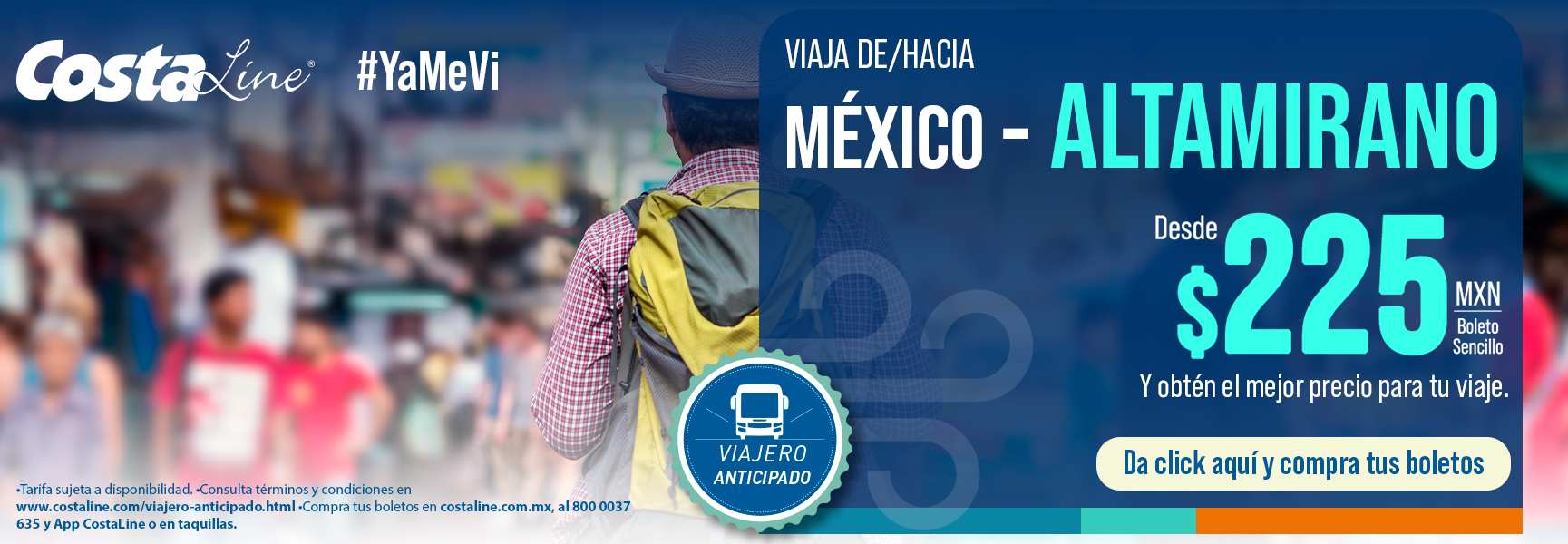 Compra tus boletos de autobus y viaja de México a Altamirano desde $225.